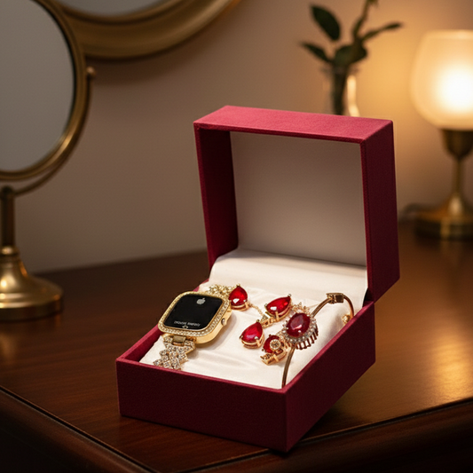 💖 Elegant Women’s Digital Display Watch | Jewellery Style ✨