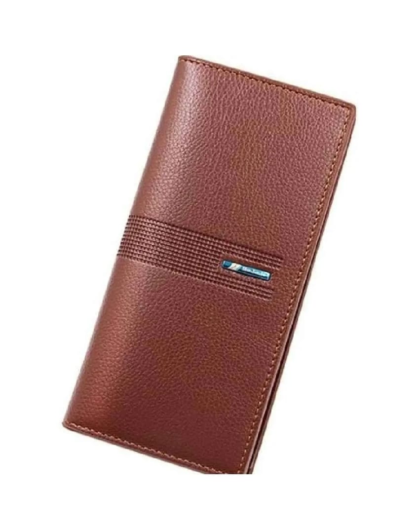 Slim Long Wallet 💳 | PU Leather for Men
