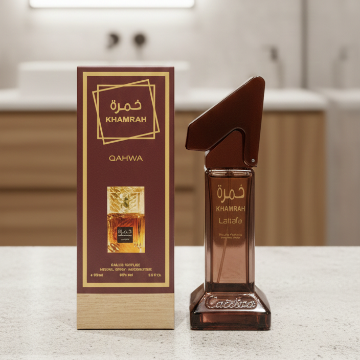 ✨ Khamrah Qahwa by Lattafa – 100ml Elegant Fragrance ☕🌸🇫🇷