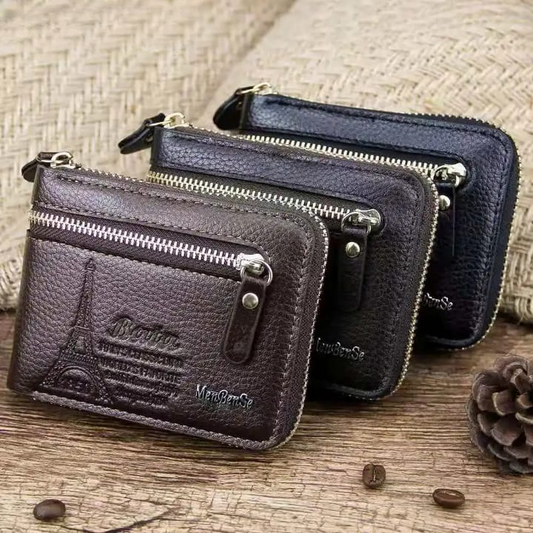 🖤 Premium Menbense Men’s PU Leather Wallet | Card & Coin Storage 👛